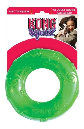 Juguete Premium Para Perro Kong Squeezz Ring Large