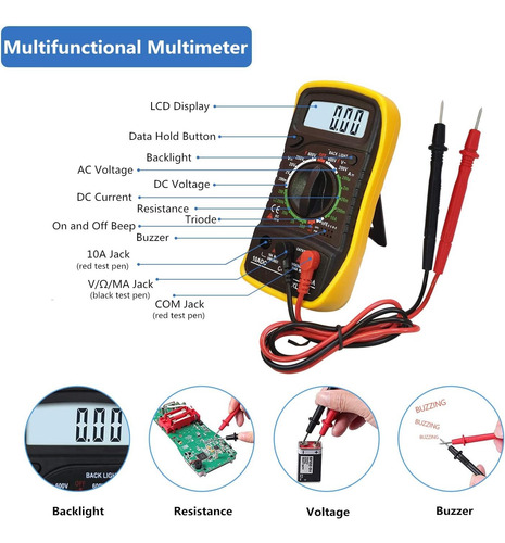 Kit Eléctrico Cautín 60w Regulable 17 Accesorios