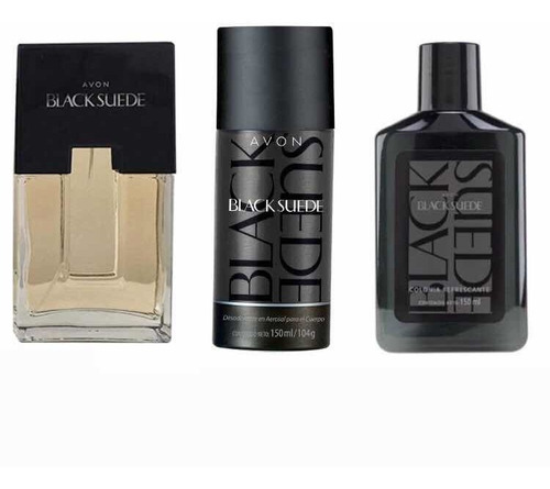 Pack X3 Black Suede Avon | Perfume, Colonia Y Desodorante