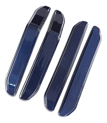 4 Uds Tira Protectora De Puerta De Coche Pegatina Azul