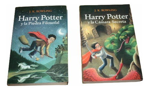 Lote Harry Potter 1 Y 2 - Piedra Filosofal / Camara Secreta