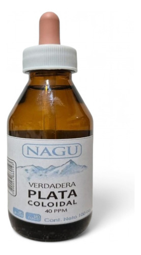 Coloidal Silver 100cc 40ppm Sist Inmunologico Preventivo