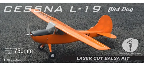 Kit De Modelo De Avión Cessna L-19 Bird Dog Rc Bearwood