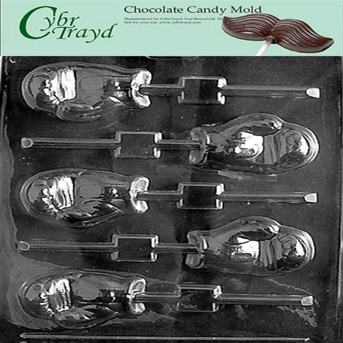 Cybrtrayd Molde De Caramelo De Chocolate Lolly Para Guantes.