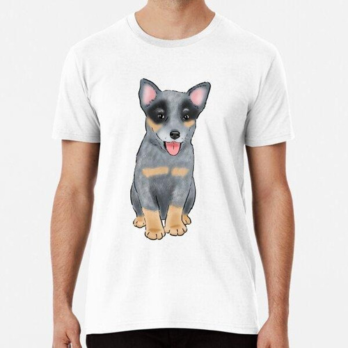 Remera Cachorro Blue Heeler Algodon Premium 