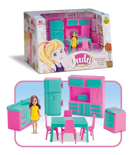 Coleção Judy Cozinha Com Boneca - Samba Toys 0405
