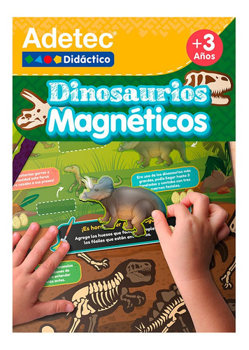 Dinosaurios Láminas Magnéticas Juega Y Aprende