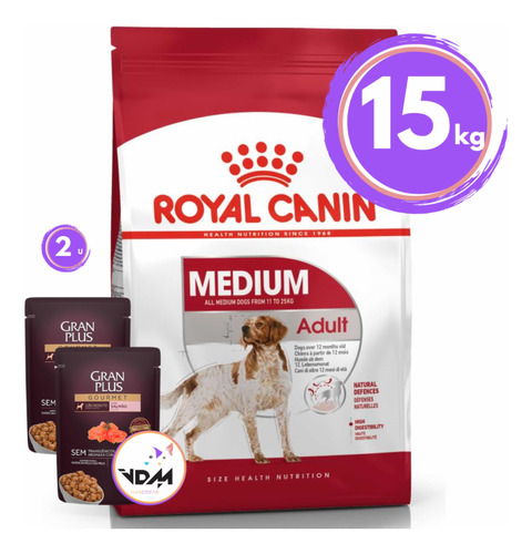 Alimento Royal Canin Adulto Mediano 15kg Con Regalo