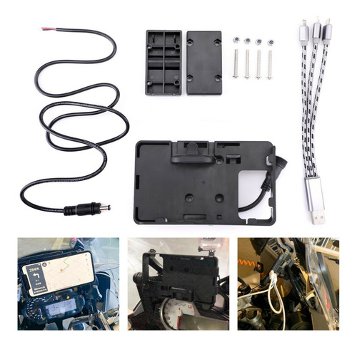Imagen 2 de 10 de Soporte Para Celular Moto Bmw R1200 Gs Adv F700 800 Gs 700