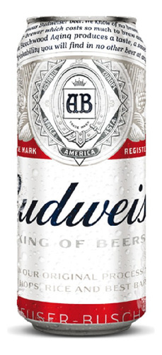 Cerveza Budweiser American Lager Lata 473 ml