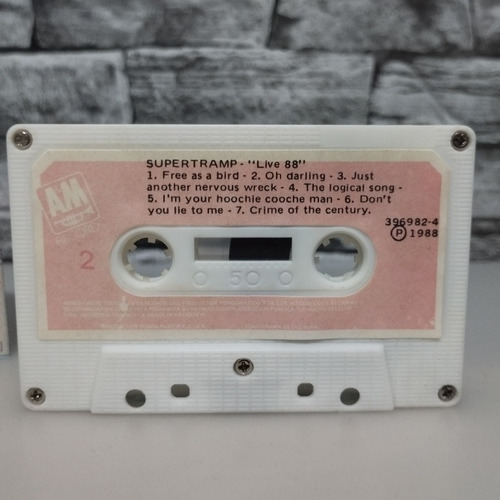 Supertramp Live '88 Difusión Uruguay Am Records Rock 1988 (Usado)