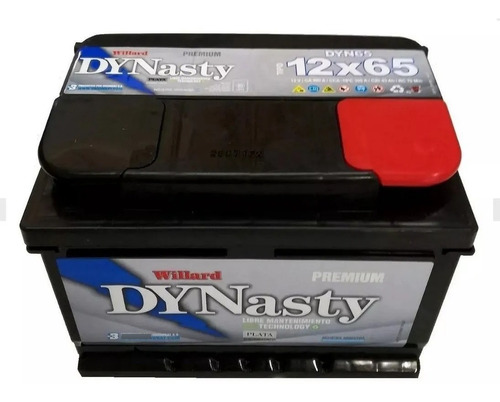 Bateria Para Auto - Dynasty Willard 12x65 12 Volt 65 Amper