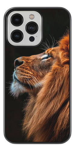 Case Funda Para Iphone Leon Animal Rey Selva Felino Poder 3e Negro León 16
