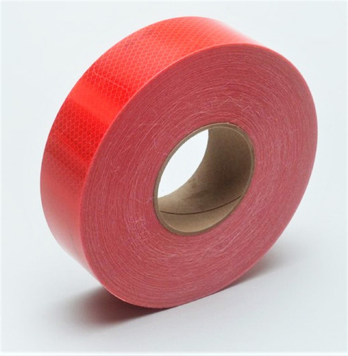 Imagen 4 de 6 de Cinta Reflectiva Marca 3 M Roja Homologada Vtv - Por Metro