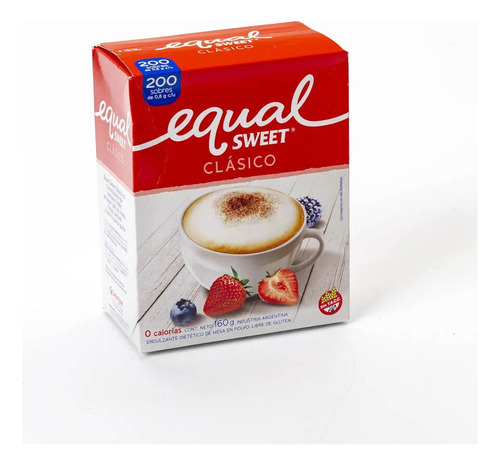 Edulcorante Equal Sweet Clasico 50 Sobres Pack 6 Unidades 