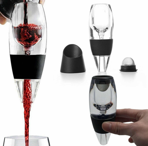 Decantador De Vino Decanter Aireador Oxigenador Con Base