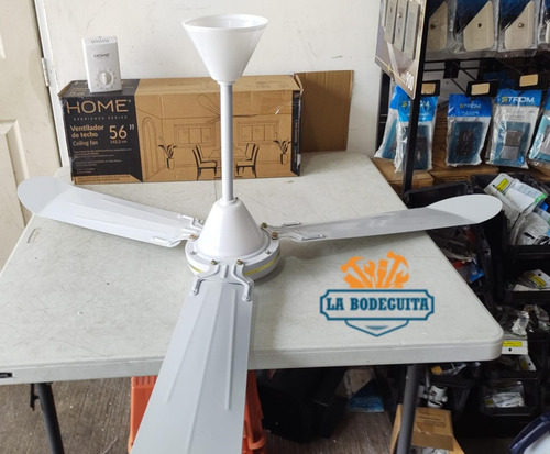 Ventilador De Techo 56 Uso Rudo 86w De Aspas 3 Metalicas