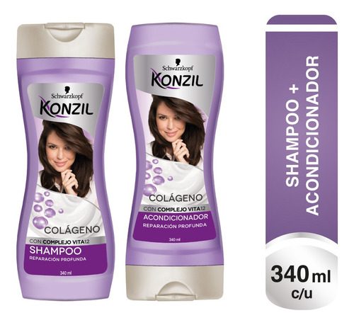  Shampoo Y Acond Colageno 340ml - Ml