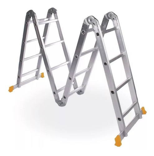 Escalera Articulada Aluminio 4x4 Multifuncion X 4,70mts