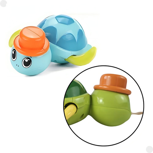Bichinho Para Banho Tartaruga Bebe Sortido Cbs0174 Castela