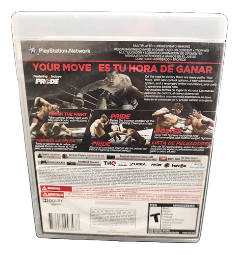 Ufc: Undisputed 3 - Edição Padrão - Ps3 Físico