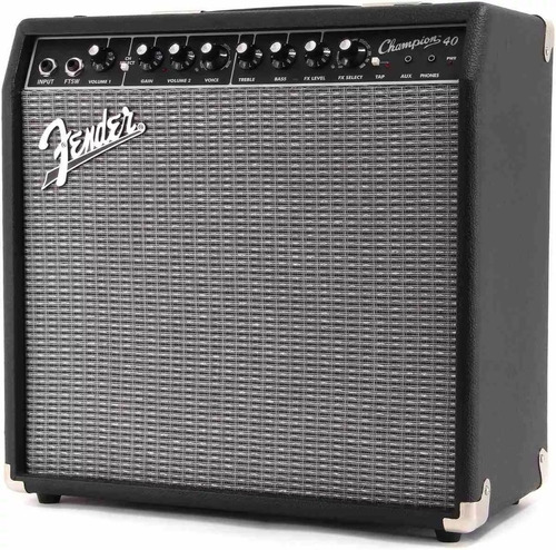 Fender Champion Series 40 - Negro/Plata - 220V