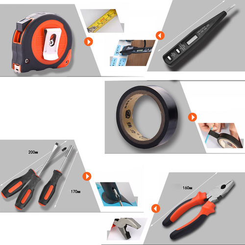 Juego De Herramientas De 9pcs Kit De Herramientas Manuales