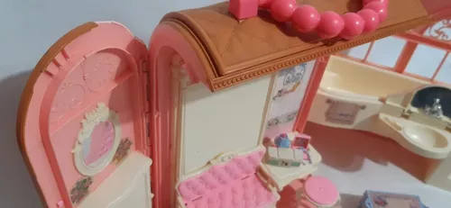 Antiga Maleta Quarto Da Barbie Anos 90 Mattel Casa De Boneca