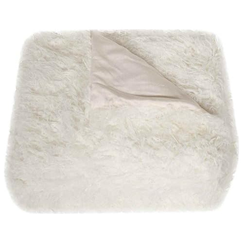 Manta De Felpa  Snow White Cuddle Sheep Throw , Blanco