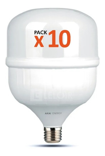 Lámpara Foco Led Galponera 45w Fría Akai Energy Hi-power X10