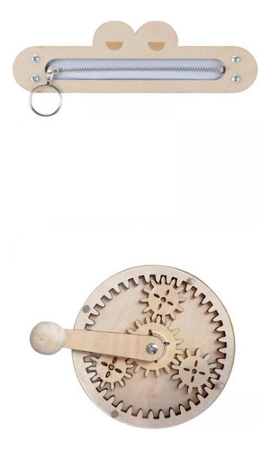 2 Peças Montessori Toy Busy Board Acessórios Faça Você