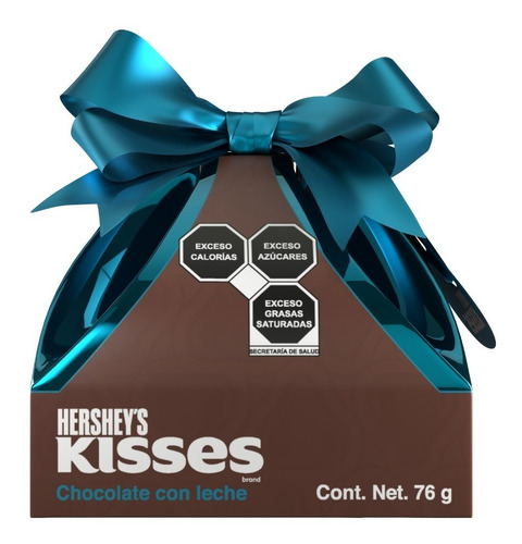 Chocolate Hershey's Kisses Caja Regalo Leche 76g