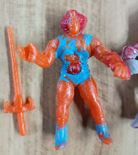 Thundercat Mini Figuras Leono Y Mumrra Bootleg Vintage 5.5cm (Usado)
