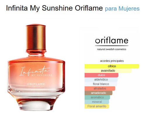 Fragancia Infinita My Sunshine Para Mujer Oriflame 50ml