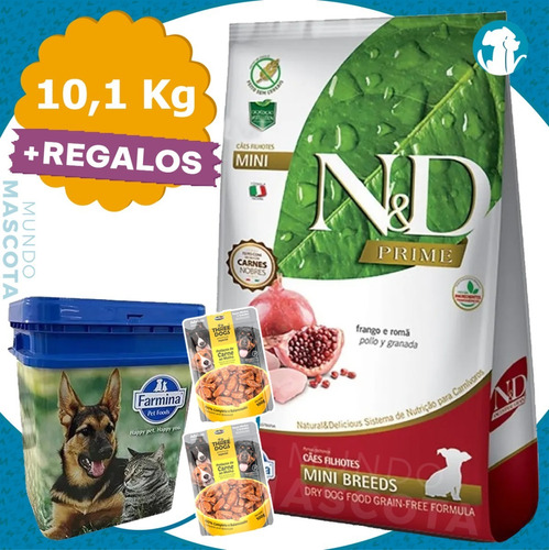 Farmina Nyd Prime Cachorro Raza Pequeña Grain Free 10,1 Kg