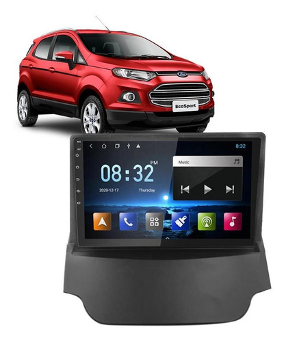 Kit Central Multimídia Android Ecosport 2013 2014 2015 2016