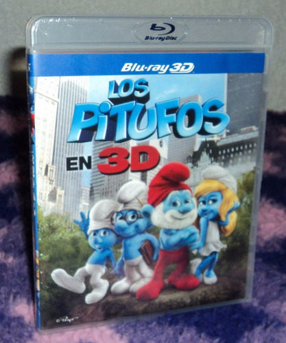Blu Ray Los Pitufos 3d