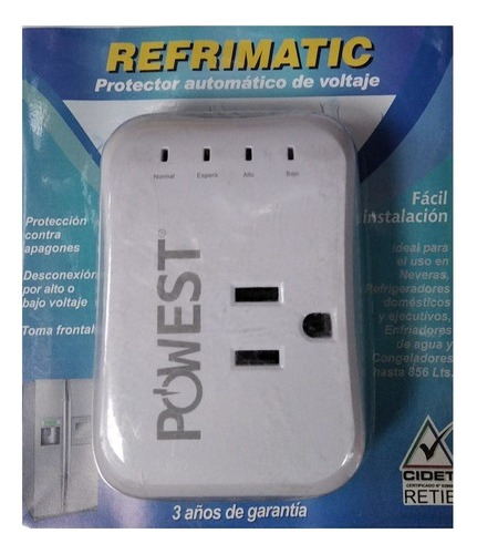 Protector De Voltaje Refrimatic Para Neveras