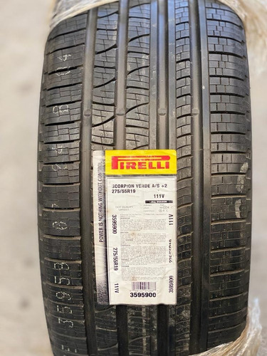 Llanta  275/55 R19 Pirelli Scorpion Verde A/s +2 111v