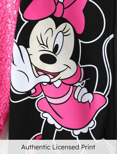 Sudadera Con Capucha Disney Minnie Mouse Con Lentejuelas Y C