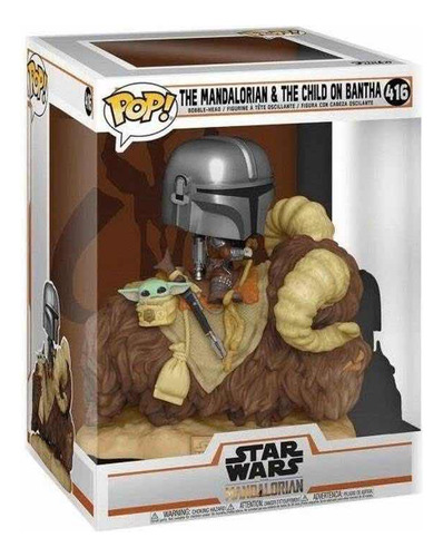 Funko Pop The Mandalorian & The Child On Bantha