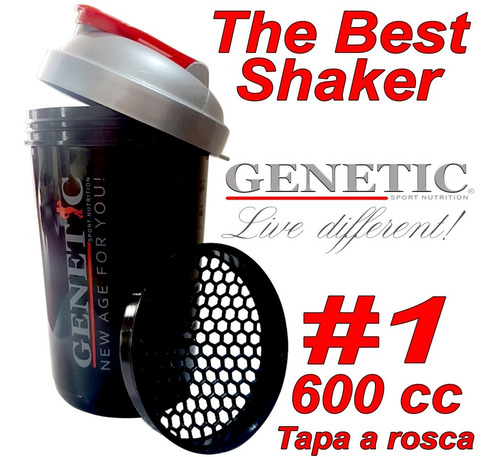 Imagen 3 de 10 de Soy Proteina Vegano 1k Quemagrasa Thermogenic Shaker Genetic