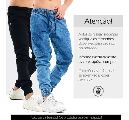 Calça Jogger Jeans Masculina Confortável Com Elastano Tecido Premium -  Flexy Jeans - Calças Jeans Masculina - Magazine Luiza