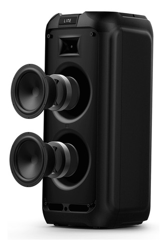 Bocina Philips Party Speaker Bluetooth Con Efectos De Luz Pa Negro