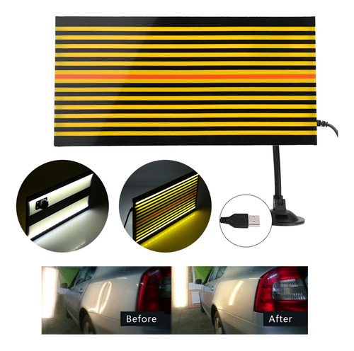 Qr1 Tablero Reflector Comprobación Abolladuras Con Luz Led