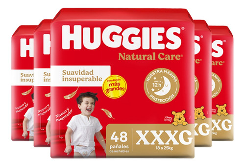 Pañales Huggies Supreme Care Cuidado Superior Pack X5