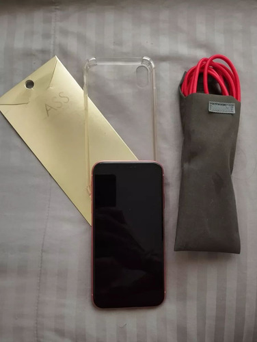 Apple Iphone Xr 64 Gb + Funda + Vidrio Templado + Cargador Rojo (Usado)