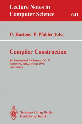 Libro Compiler Construction - Uwe Kastens