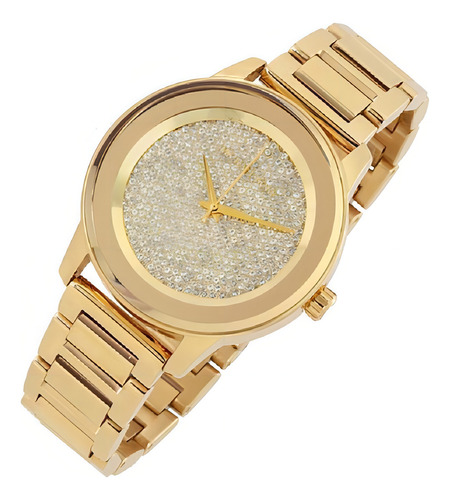 Relógio Feminino Michael Kors Modelo Mk6209 Gold 42mm