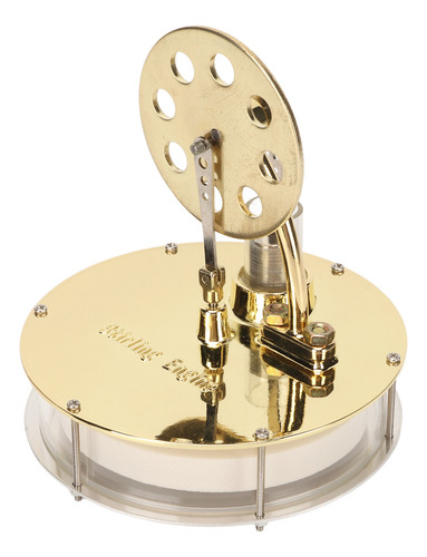 Motor Stirling Modelo D2 Golden Zinc De Baja Temperatura